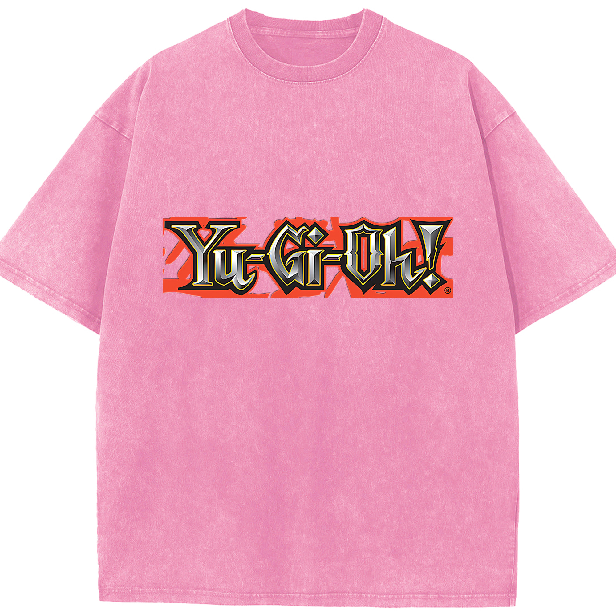 （画像用） 遊☆戯☆王 Yu-Gi-Oh! 綿100% ヴィンテージ風 半袖Tシャツ（フロントプリント）